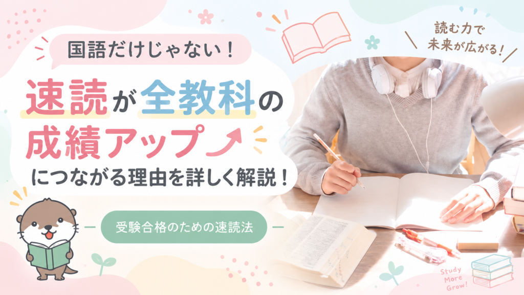 受験合格のための速読法